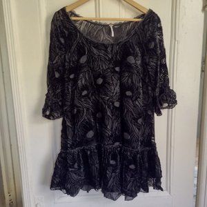 Free People Velvet Burnout Dress